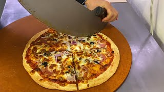 32cm Handmade Pizza  Korean Street Food [upl. by Ivey]