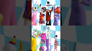 WHO IS THE BEST💕 theamazingdigitalcircuspoppyplaytimechapter3 skibiditoiletsmilingcritterssonic [upl. by Wales]