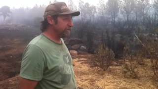 Valley fire Chris Flanary describes the firefight at Hidden Valley Lake home [upl. by Cherie]