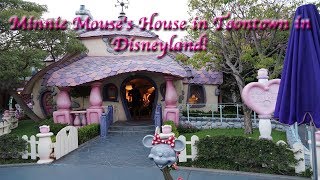 Minnie Mouses House in Toontown in Disneyland [upl. by Marijo1]