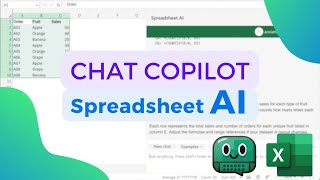 Chat Copilot of Spreadsheet AI [upl. by Neelram356]