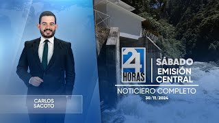 Noticiero de Ecuador Emisión Central 30112024 [upl. by Thurmann]