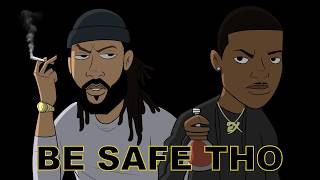 Marcus Ariah  Be Safe Tho feat Casanova Lyric Video [upl. by Aramit]