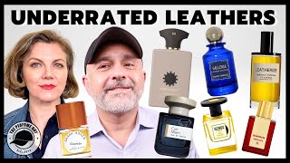 20 UNDERRATED LEATHERS W Sarah Baker  Jusbox Amouage Le Galion JScent Orto Parisi JUS [upl. by Kaden]