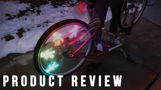 Is this bike wheel light worth the 60 plus price tag [upl. by Sillihp237]