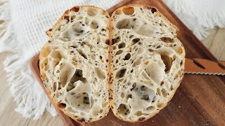 Multiseed Sourdough Bread Making  Start to Finish Explained with TIPS [upl. by Burroughs]