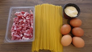 Pâtes Carbonara ‐ La recette à litalienne simplifiée  Ari Cuisine [upl. by Adoree226]