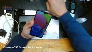 Samsungs Galaxy A03S Screen Replacement [upl. by Bilicki379]