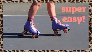 5 EASY ROLLER SKATING TRICKS FOR BEGINNERS  Learn these tricks impress your friends [upl. by Anabel206]