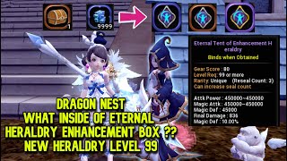 What Inside Of Eternal Heraldry Enhancement Box  New Heraldry Box Update on NPC Rosetta amp Mocha [upl. by Sansen899]