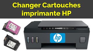 Comment changer cartouche imprimante HP [upl. by Auria]