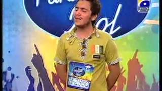 Shahid Ali Sonoo in Pakistan Idol Karachi Auditions [upl. by Aicaca]