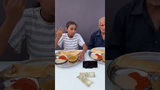 Child Vs Old Man 🤬 Winner Prize 1000₹ Cash  Masala Dosa Eating Challenge 🤑 Asmr Mukbang 🤬 [upl. by Einaffets765]