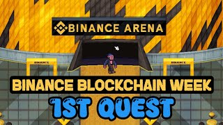 New Binance Blockchain Week Heidis Swag Bag Quest  Pixels Quest [upl. by Yrogiarc]