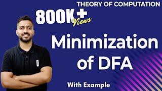 Lec26 Minimization of DFA in Hindi with example  TOC [upl. by Susumu248]