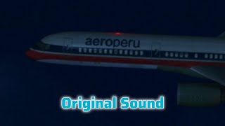 AeroPerú Flight 603  Crash Animation Original Sound [upl. by Dedrick]