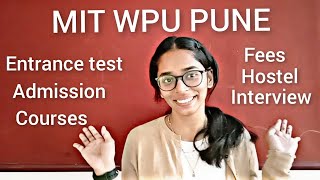 MIT WPU PUNE  Admission  Entrance exam 2022 BBA [upl. by Hoye]