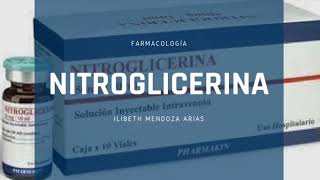 Nitroglicerina  Farmacología [upl. by Hanavas]