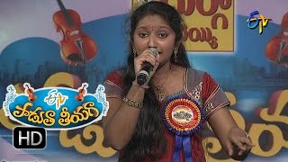 Town Pakka Kelladu Ro Dingiri Song  Supraja Performance in ETV Padutha Theeyaga  27th June 2016 [upl. by Avek]