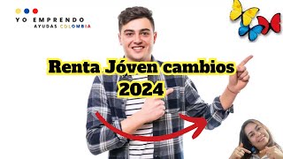 Renta joven Requisitos inscripción y cuanto pagan Cambios 2024 [upl. by Lennon]