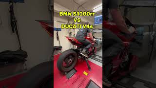 BMW S1000rr VS DUCATI V4s DYNO RUN TEST 💥 [upl. by Winnifred]