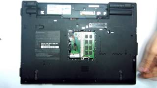 Lenovo ThinkPad T410 keyboard and top panel removal [upl. by Korns]