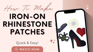 How You Can Make IronOn Rhinestone Patches [upl. by Boyse]