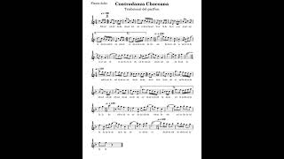 Partitura música colombiana Contradanza Chocoana [upl. by Indira]