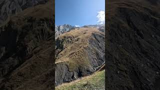 Views of Georgia 🇬🇪 in the Caucasus Mountains 🏔️ travel shorts nature [upl. by Ready]