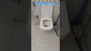 how to fix concealed flush tank leaking shorts youtubeshorts plumber plumbing leakage [upl. by Lubet]