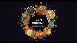 GEM Bidding for Beginners I GEM BID COMPLETE PROCESS [upl. by Airotahs361]