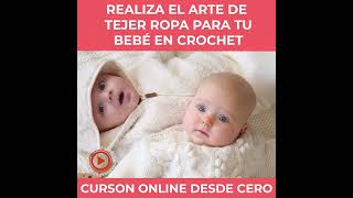 Como Tejer Ropa Para Bebe A Crochet Paso A Paso En Español  Aprende A Tejer Ropa Para Bebe A Croche [upl. by Sivert]