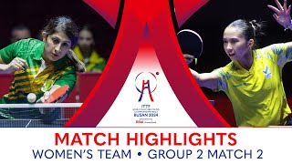 Giulia Takahashi BRA vs Danisha Patel RSA  WT G2  Match 2  ITTFWorlds2024 [upl. by Lowndes]