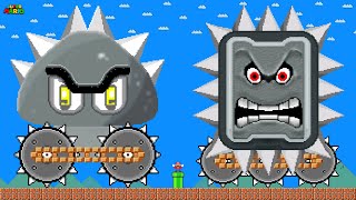 Mario and Mega Calamity The Battle of Mega Goomba and Mega Thwomp  Game Animation [upl. by Ahsinrat159]