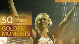 Drechsler makes European history in Budapest  50 Golden Moments [upl. by Ytsanyd]