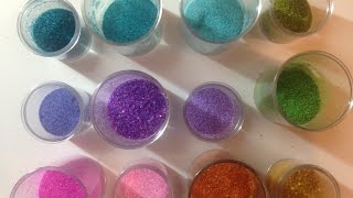 make your own embossing powder colors [upl. by Eisoj]