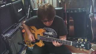 Sound demo with Epiphone ES339 and Fender Princeton 112 [upl. by Imar322]