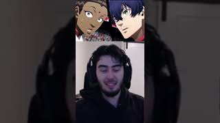 The BADDIE PULLS UP  Blue Lock Season 2 Episode 8 animereaction [upl. by Arolf]