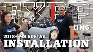 2018 M8 Softail FXRP Style Fairing Install [upl. by Ettore]