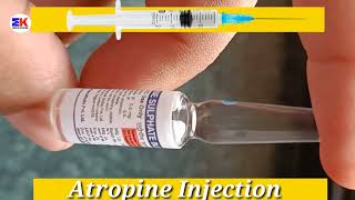 Atropine INJECTION  Atropine Injection Uses  Atropine Injections Uses Benefits Dosage Reviews [upl. by Lleinnad]