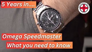 Ultimate Omega Speedmaster Moonwatch Guide  5 Years on the wrist  Should you upgrade [upl. by Nosiddam441]