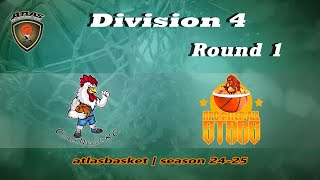 Atlasbasket  Div 4Round 1  CHICKEN NUGGETS vs PROFITERALL STARS [upl. by Carrnan]