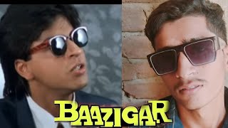 Baazigar 1993 Shahrukh Khan Dailogue Kajol  Baazigar Movie Best Scene Baazigar Movie Spoof [upl. by Lyrehs]