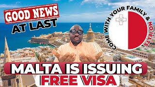 Malta Work Permit Update 2024 Malta Free Work Permit  How To Move To Malta With Your Family [upl. by Aelegna]