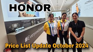 Honor Price List Update October 2024  Honor 200 Series  Magic 6 Pro  Magic V2  X Series [upl. by Oates497]