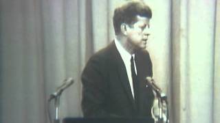 President John Kennedys Press Conference on South Vietnam [upl. by Eenhpad]