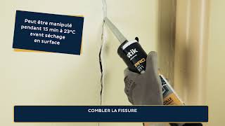 Comment réparer une fissure murale [upl. by Anoyek]