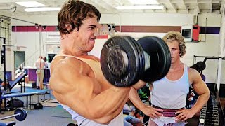 ARNOLD SCHWARZENEGGER KILLER BICEPS TRICEPS amp FOREARMS EXERCISES ARMS DAY WORKOUT ROUTINE FULL [upl. by Orvan]