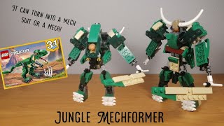 Lego 31058 alternate build Jungle Mechformer [upl. by Ahsetel]