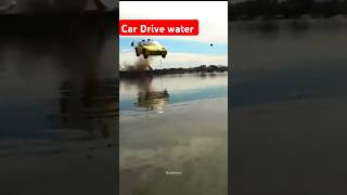 Car drive on water carwater cardrivewateramit waterwaterdrive tractor [upl. by Remmus]